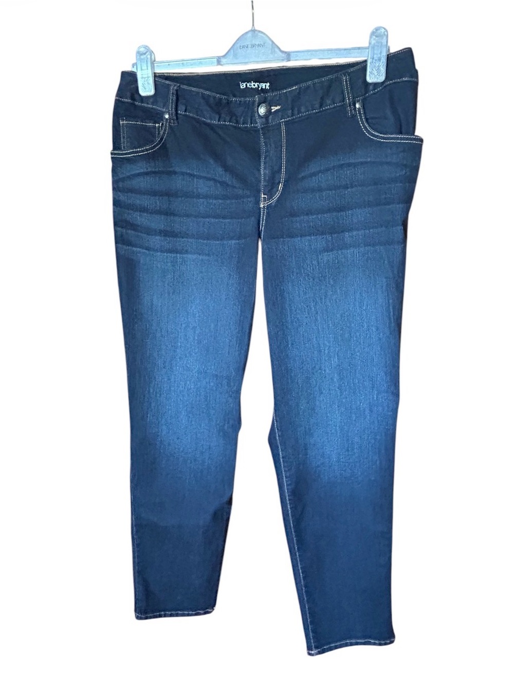 Lane Bryant genius stretchy Skinny Jeans in Dark Blue Wash